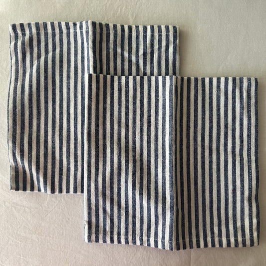 Striped- Blue Napkins