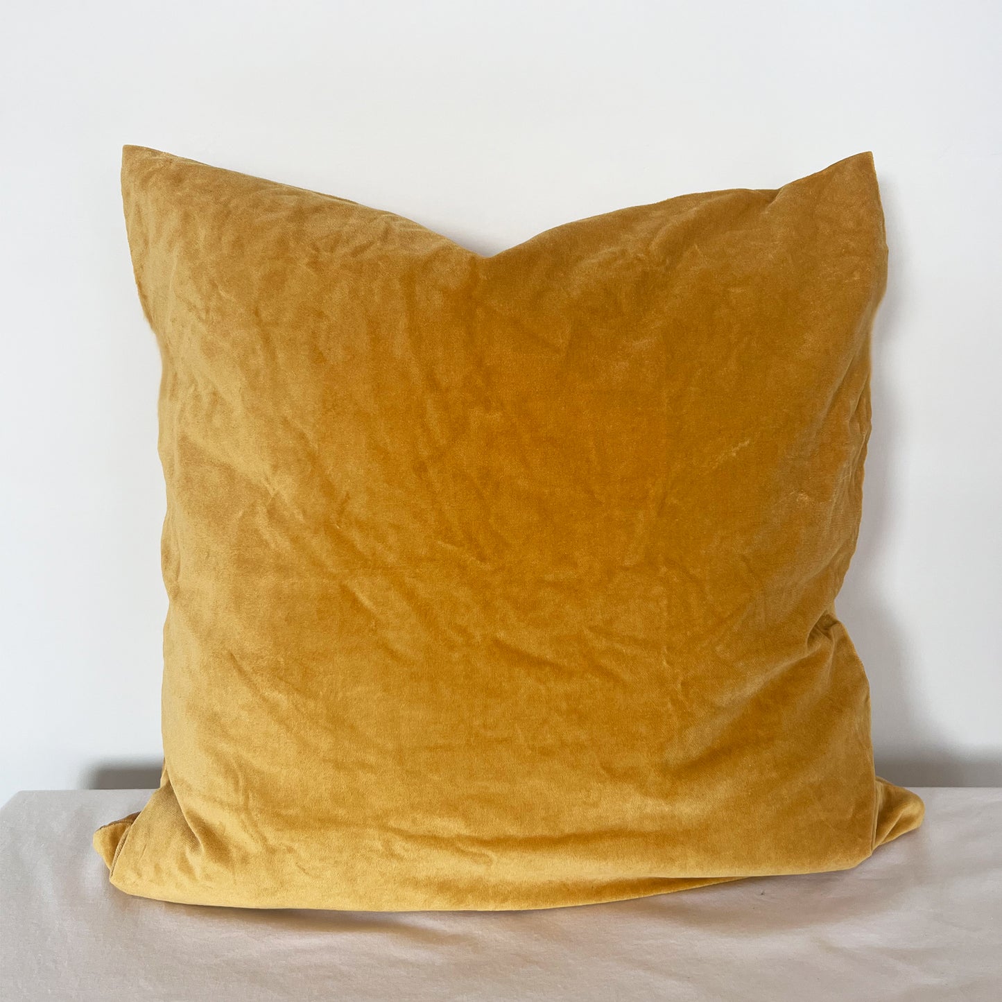 Mustard Gold Throw Pillow